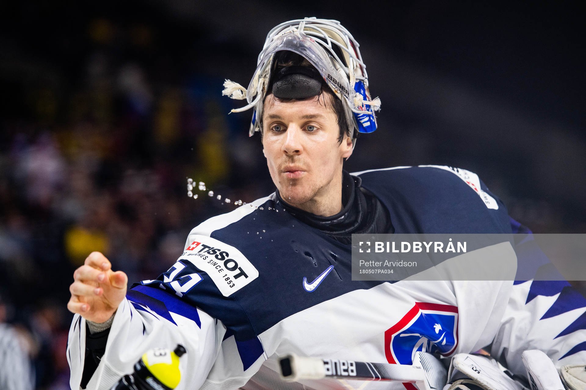 Frankrikes målvakt Ronan Quemener