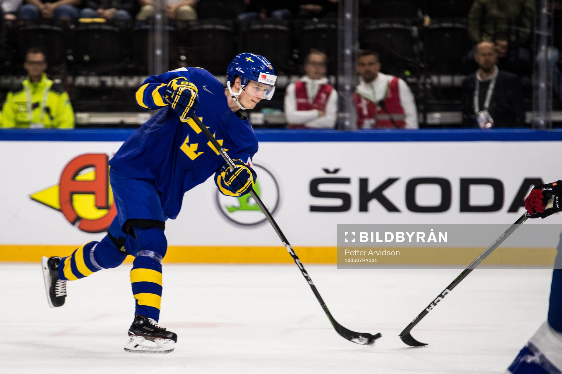 Sveriges Elias Pettersson gör 4-0