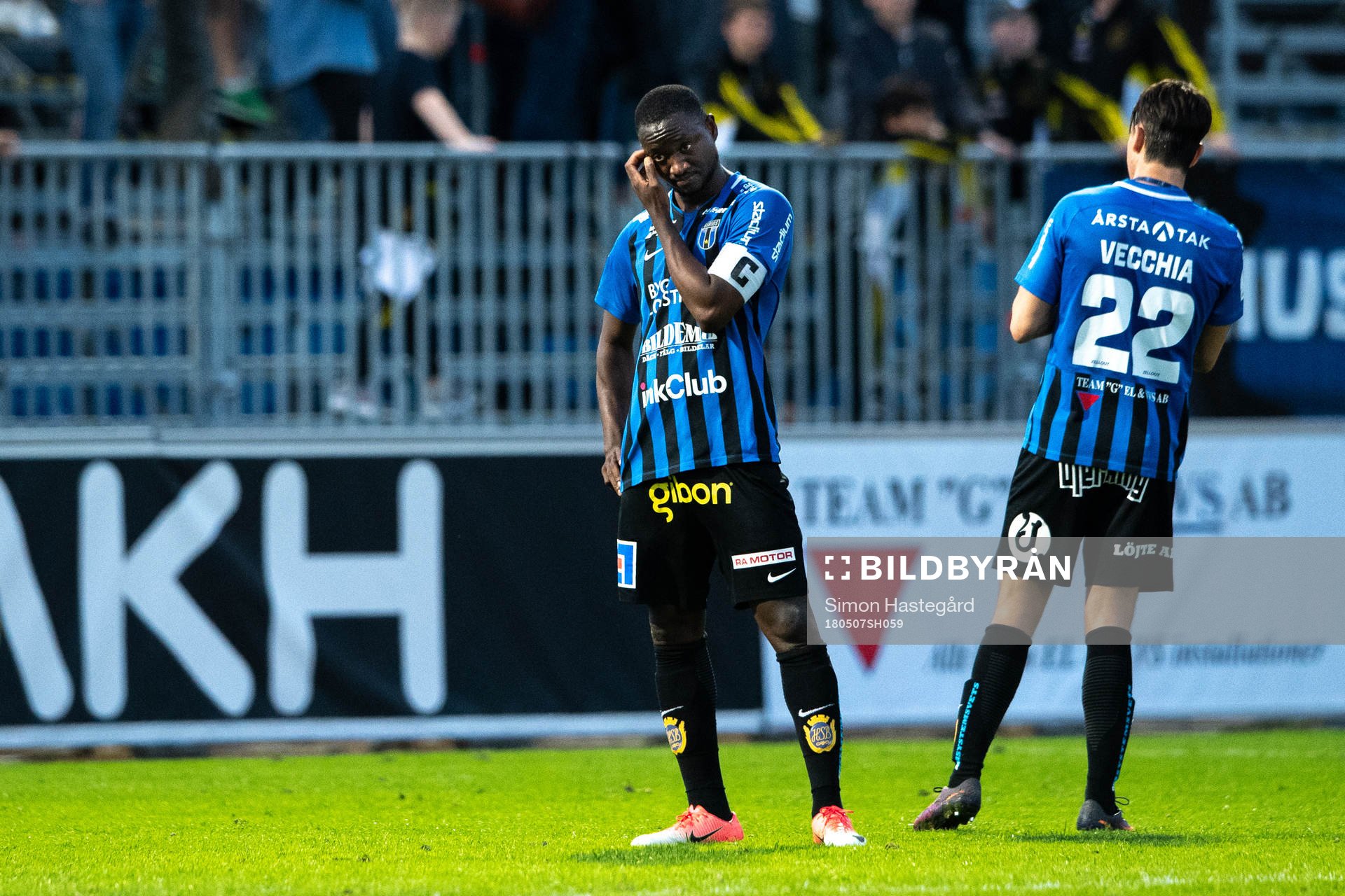 Sirius Moses Ogbu och Stefano Vecchia deppar