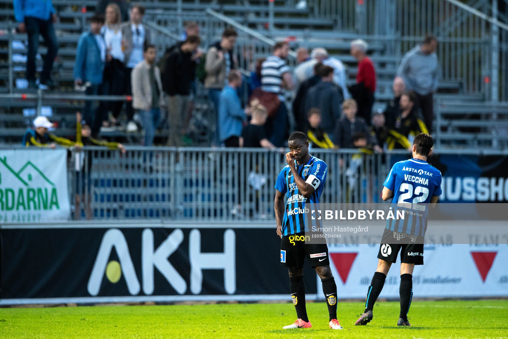 Sirius Moses Ogbu och Stefano Vecchia deppar