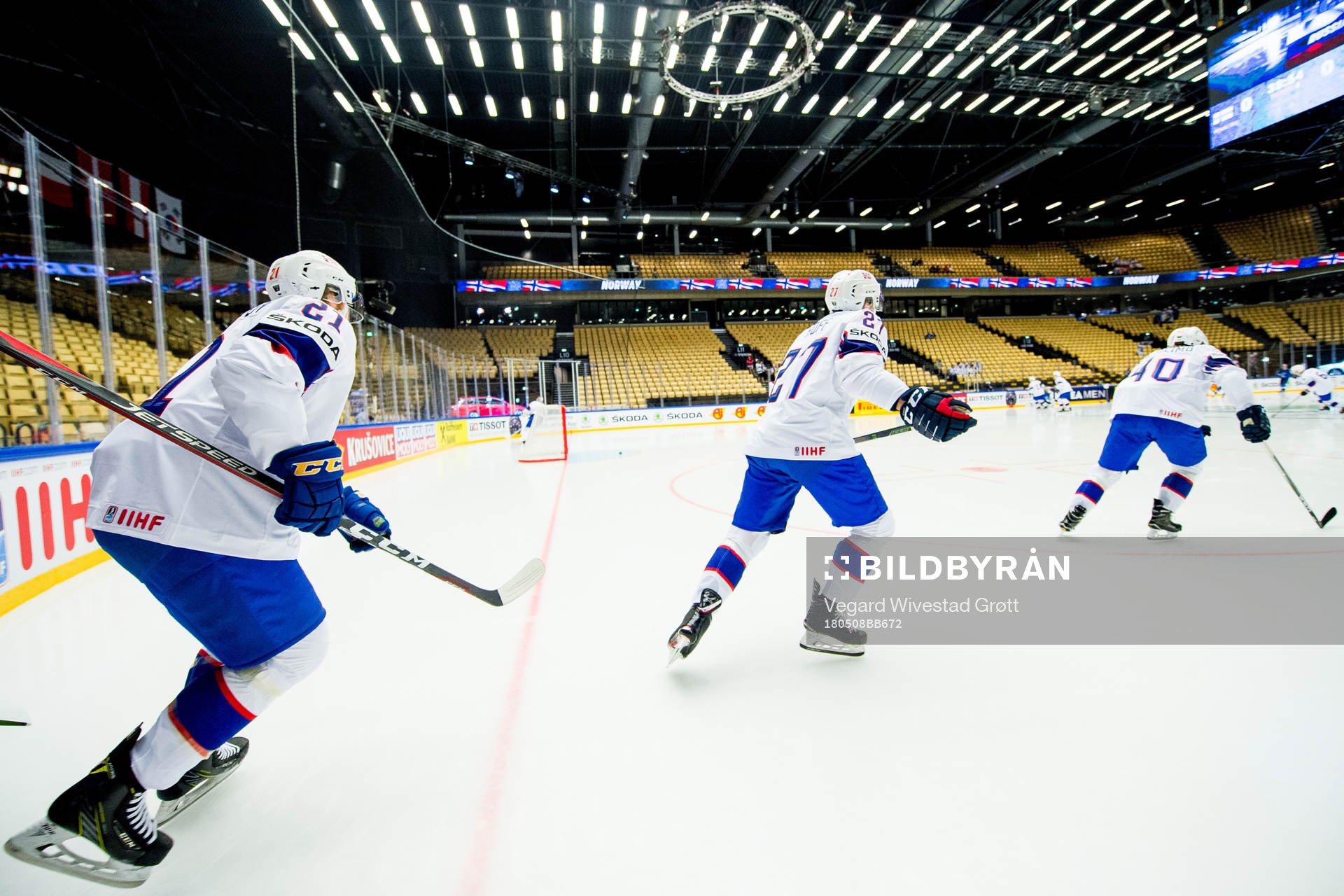 Steffen Thoresen, Ludvig Hoff and Ken Andre Olimb of Norway