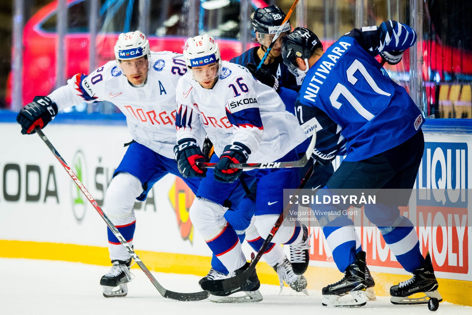 Anders Bastiansen of Norway, Eirik Salsten of Norway and