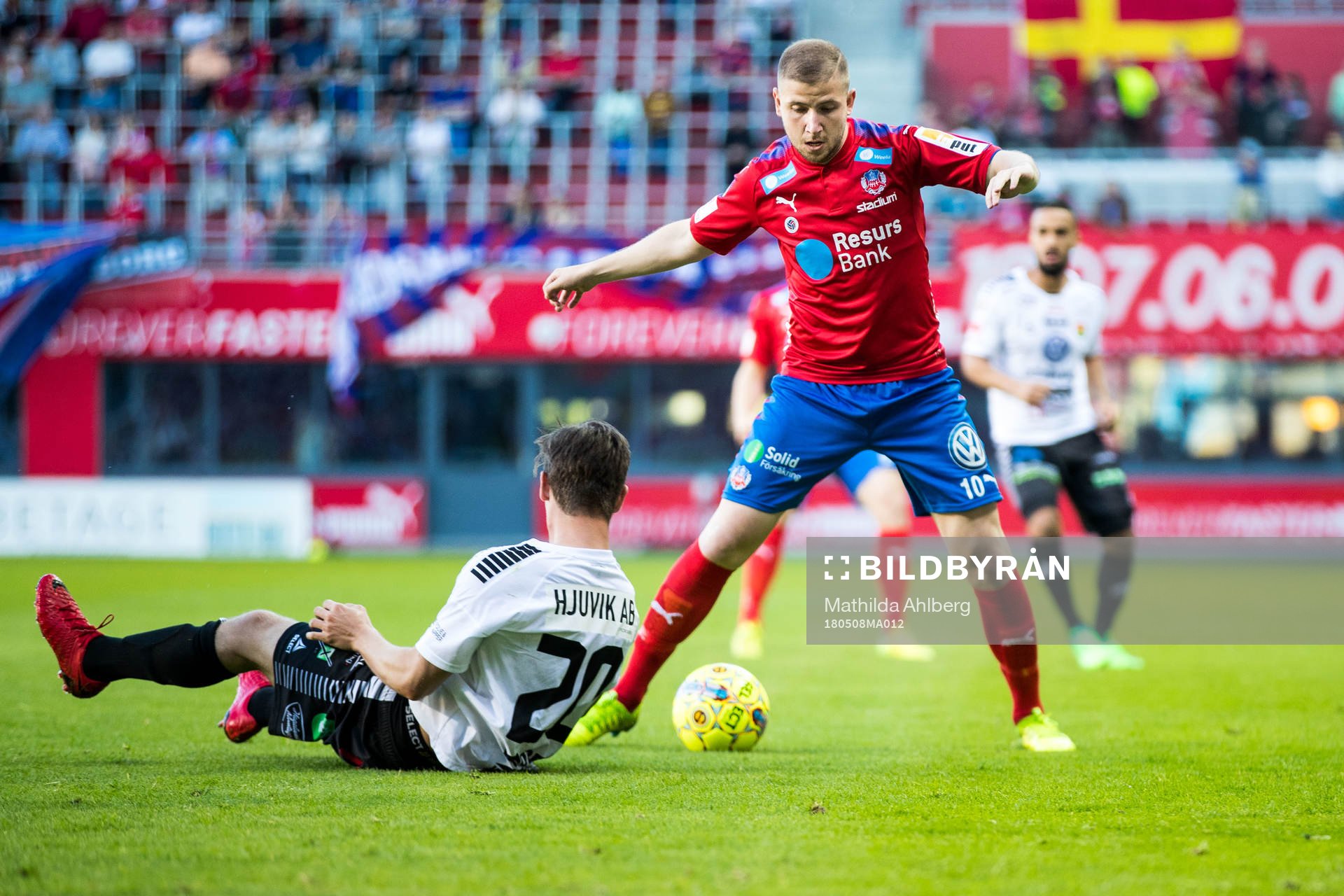 GAIS Calle Wede och Helsingborgs Darijan Bojanic