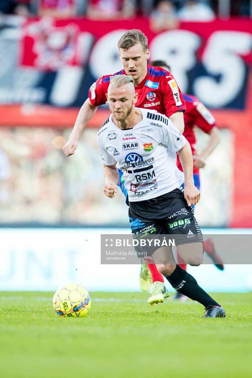 GAIS Niclas Andersén och Helsingborgs Abdri Runar Bjarnason