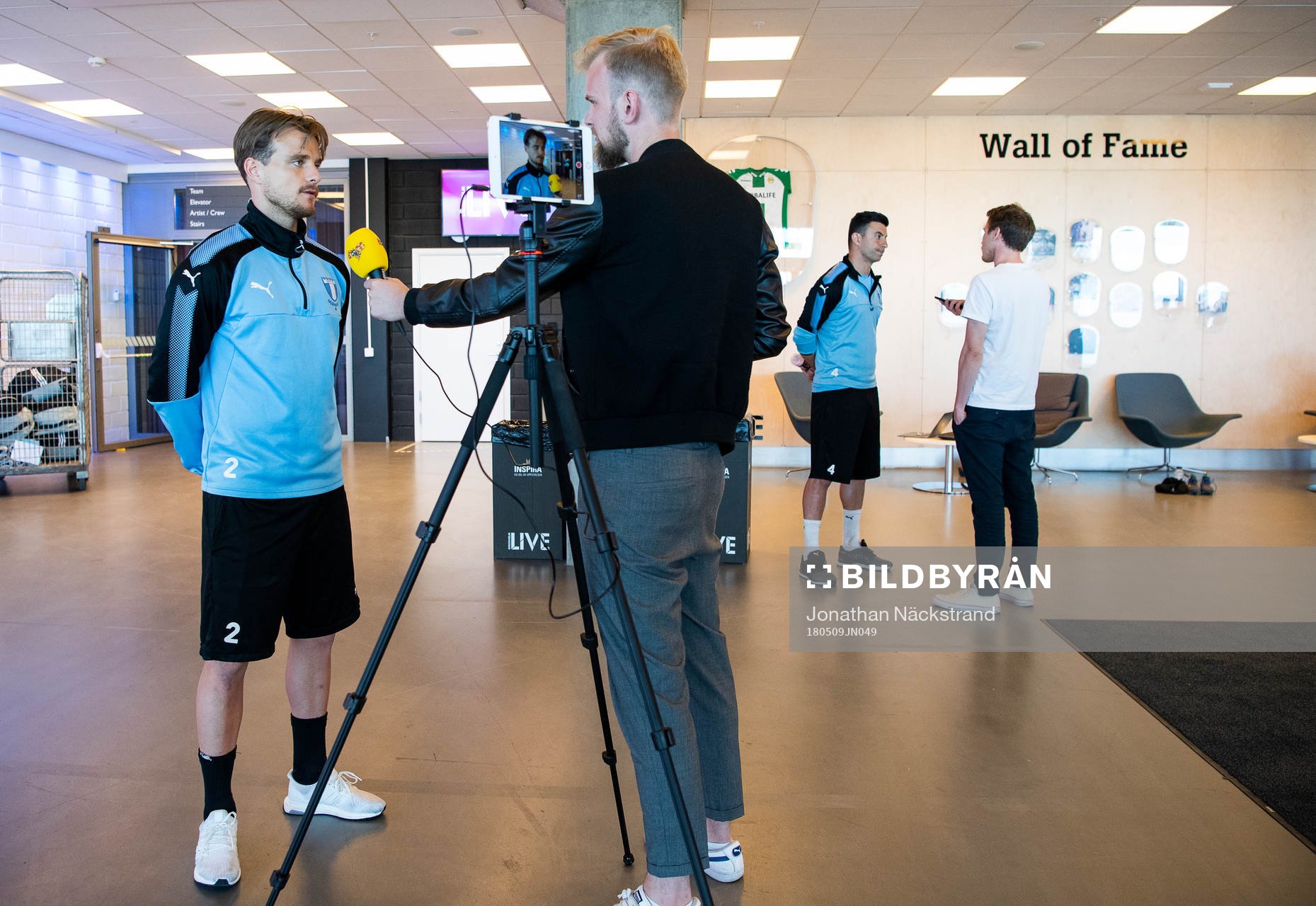 Eric Larsson och Behrang Safari