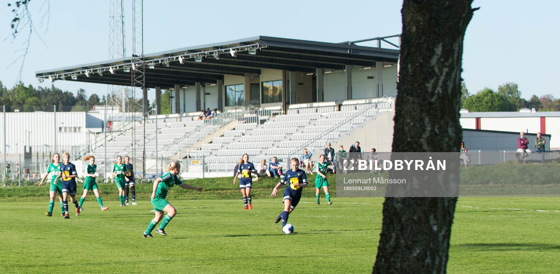 i FC Hessleholms flickors match i Hässleholm 9 maj 2018