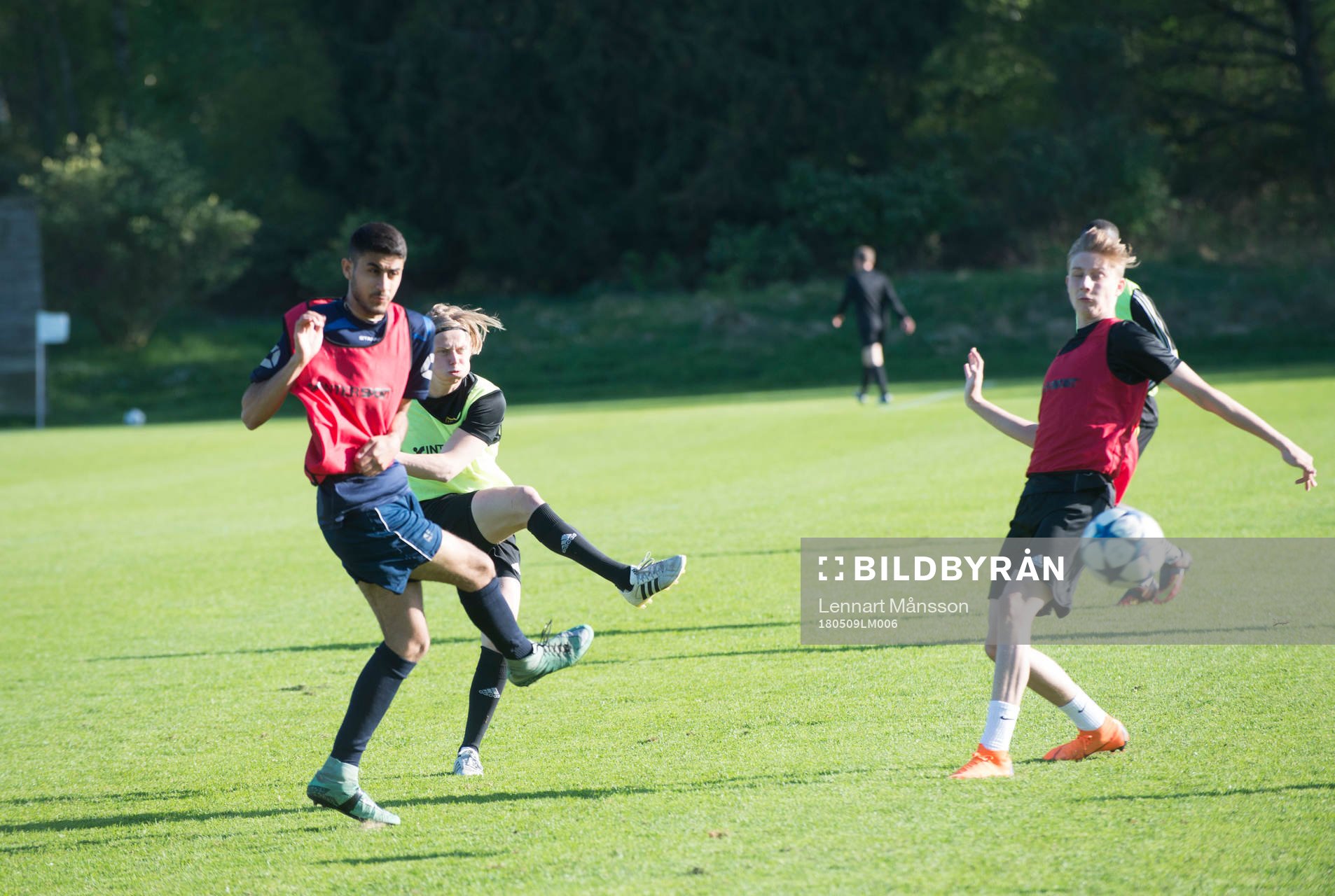 i FC Hessleholms flickors match i Hässleholm 9 maj 2018