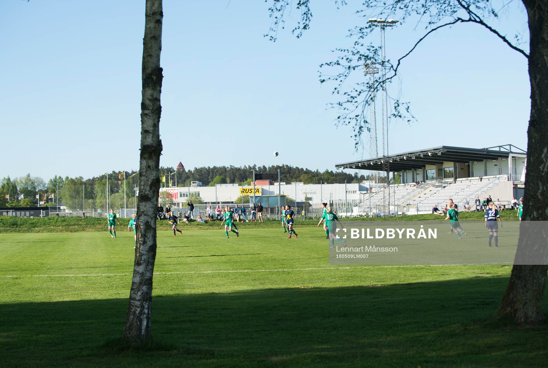 i FC Hessleholms flickors match i Hässleholm 9 maj 2018