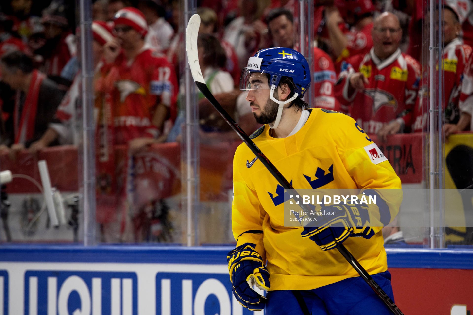 Sveriges Mika Zibanejad jublar