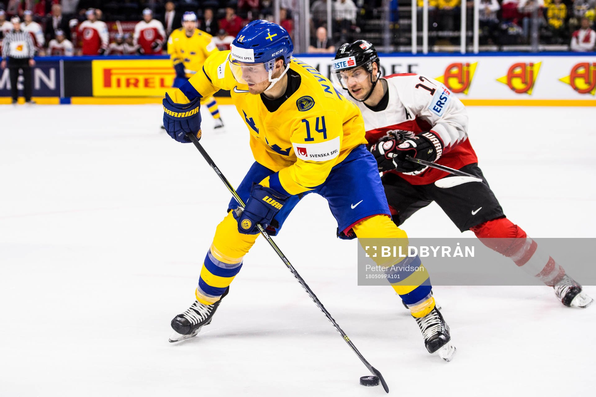 Sveriges Gustav Nyquist och Österrikes Manuel Ganahl