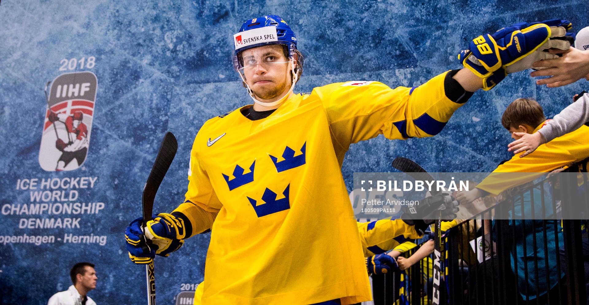 Sveriges Adrian Kempe gör entré