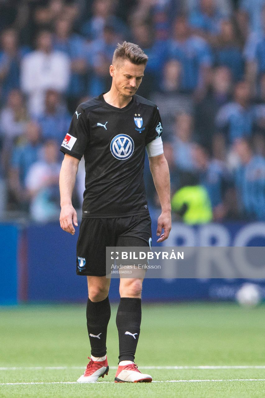 Malmö FFs Markus Rosenberg deppar