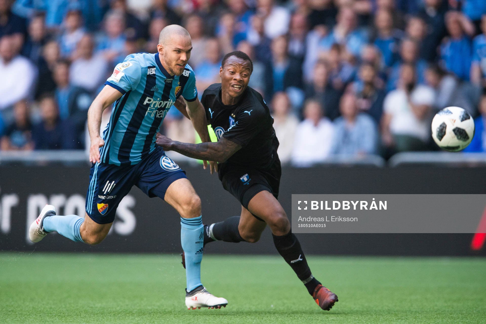 Djurgårdens Marcus Danielson och Malmö FFs Carlos