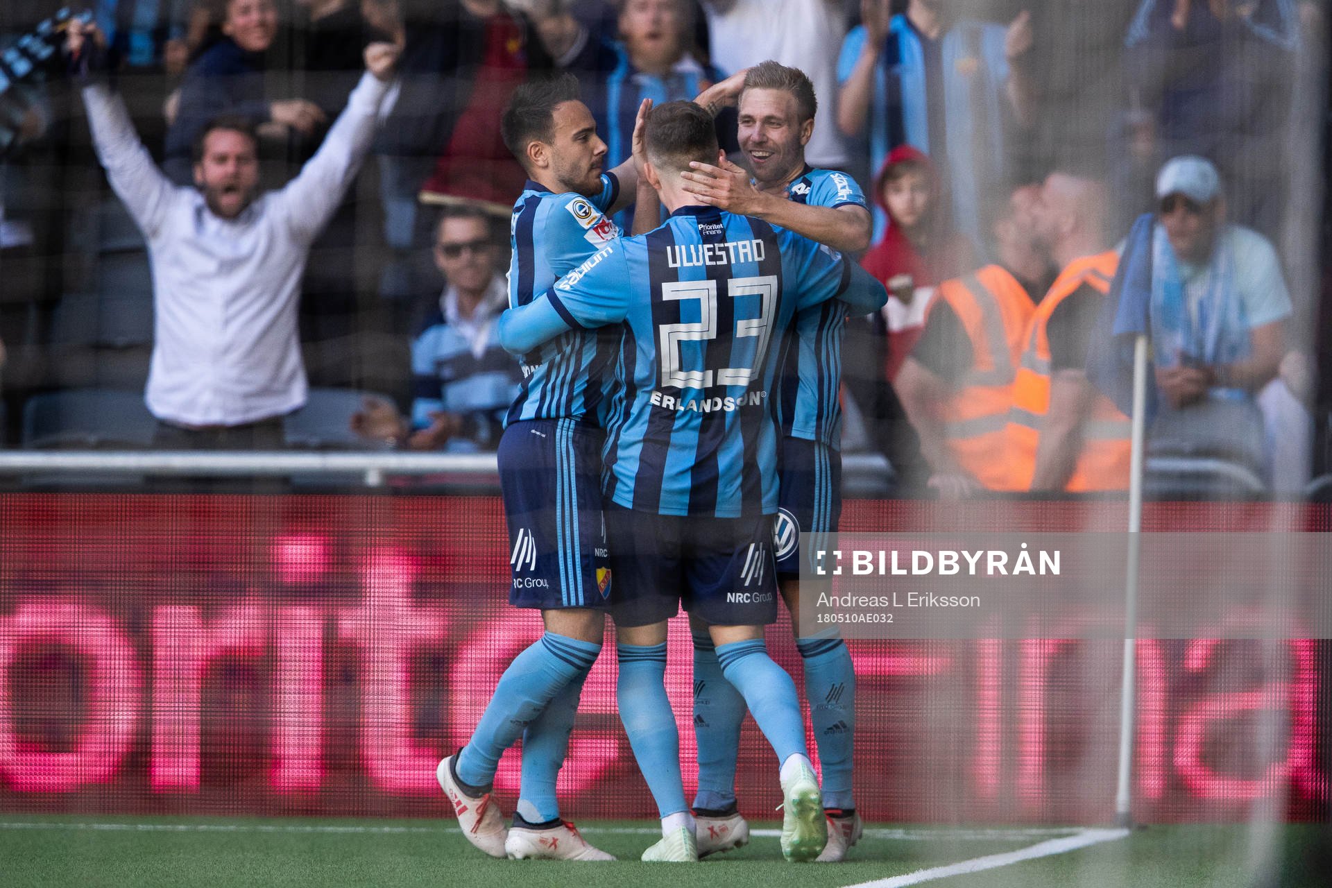 Djurgårdens Jonathan Ring jublar
