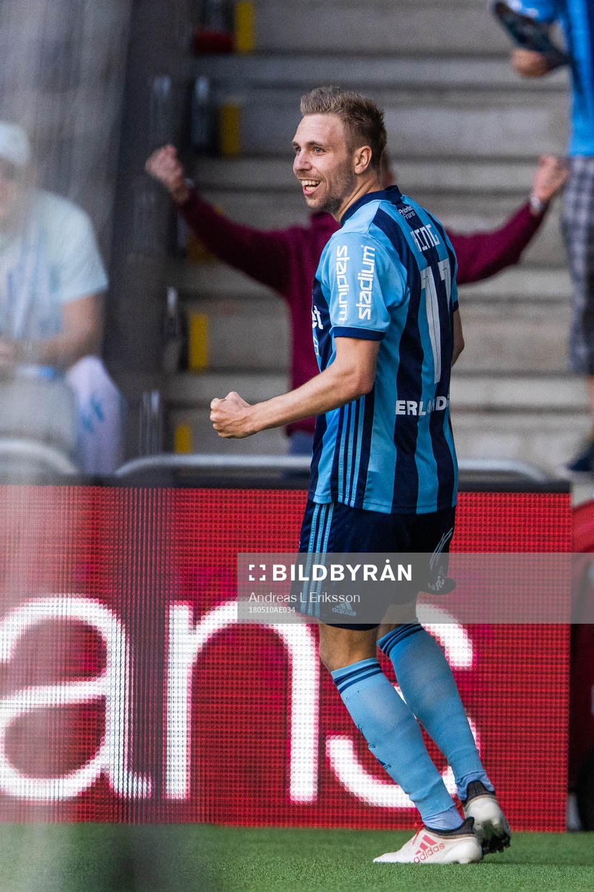 Djurgårdens Jonathan Ring jublar