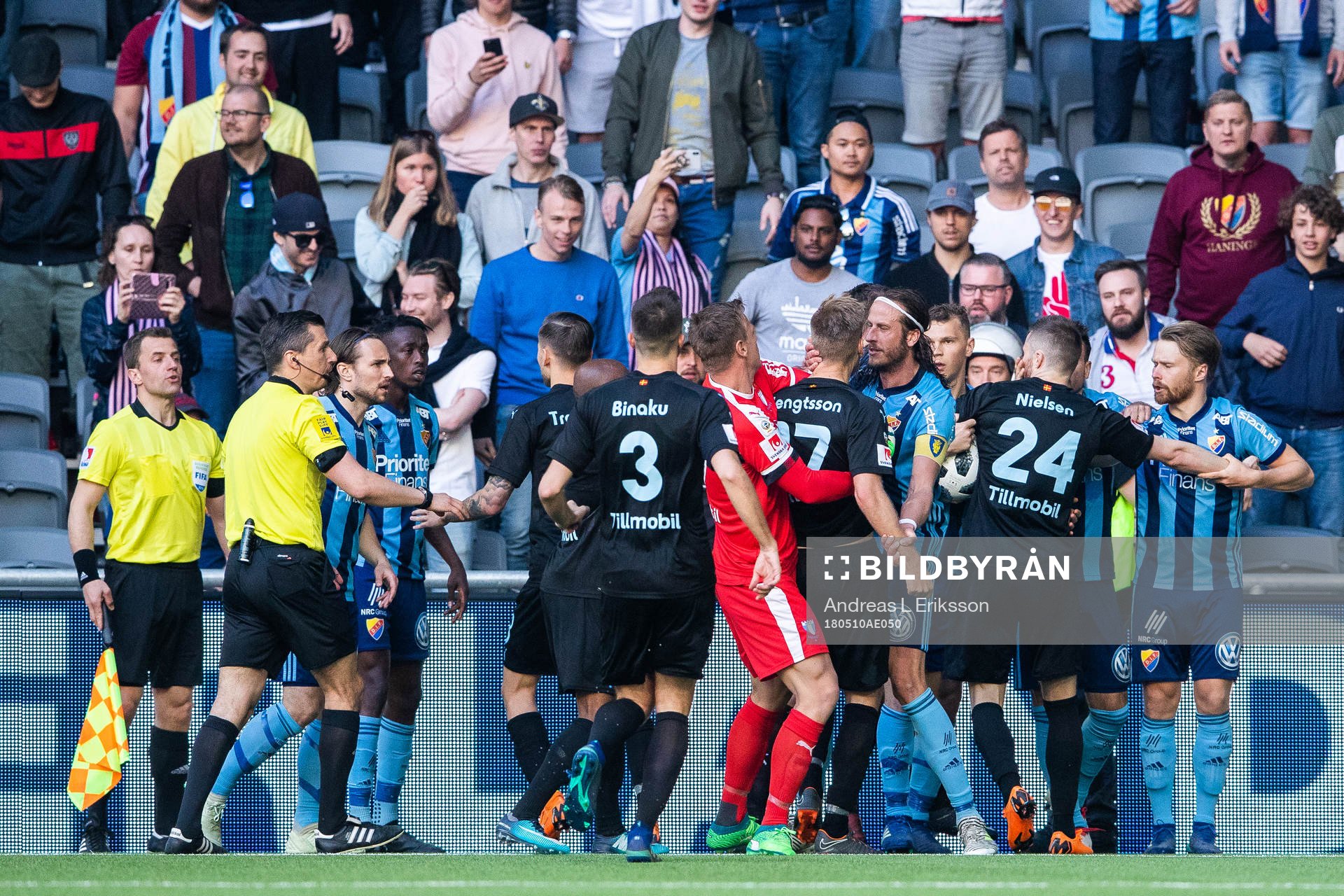 Irriterat mellan spelare