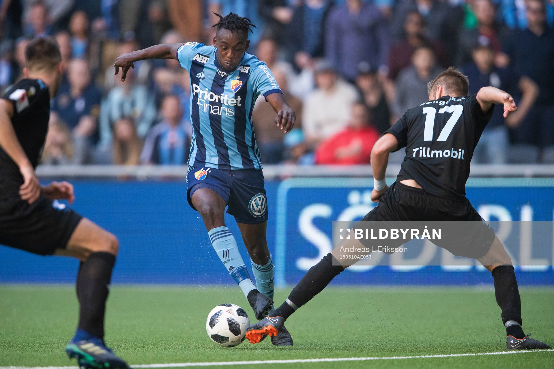 Djurgårdens Philana Tinotenda Kadewere och Malmö FFs