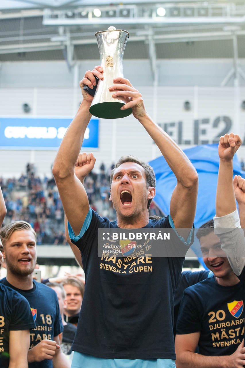 Djurgårdens målvakt Andreas Isaksson och medspelare