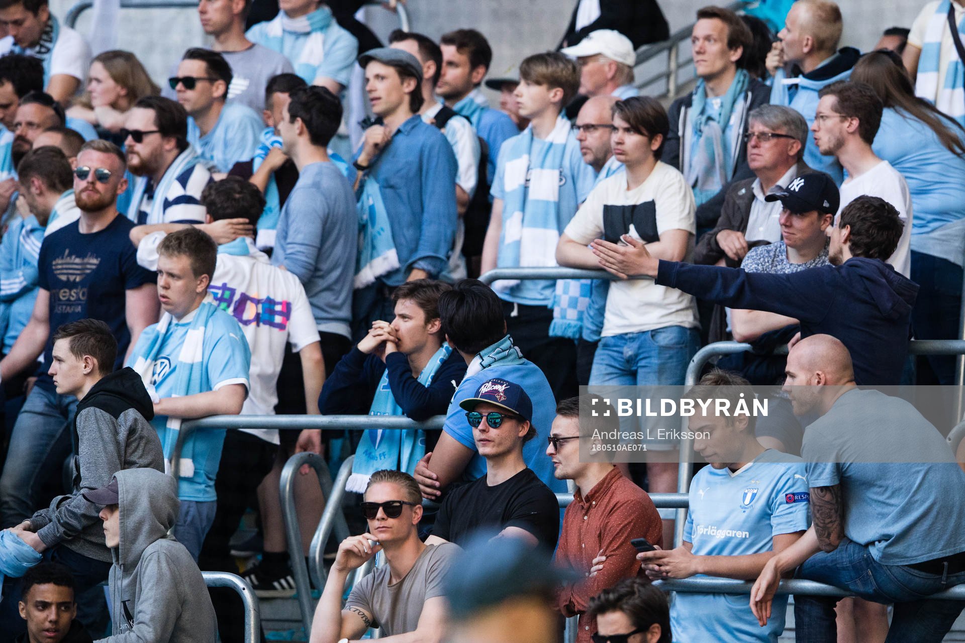Malmö FFs supportrar deppar
