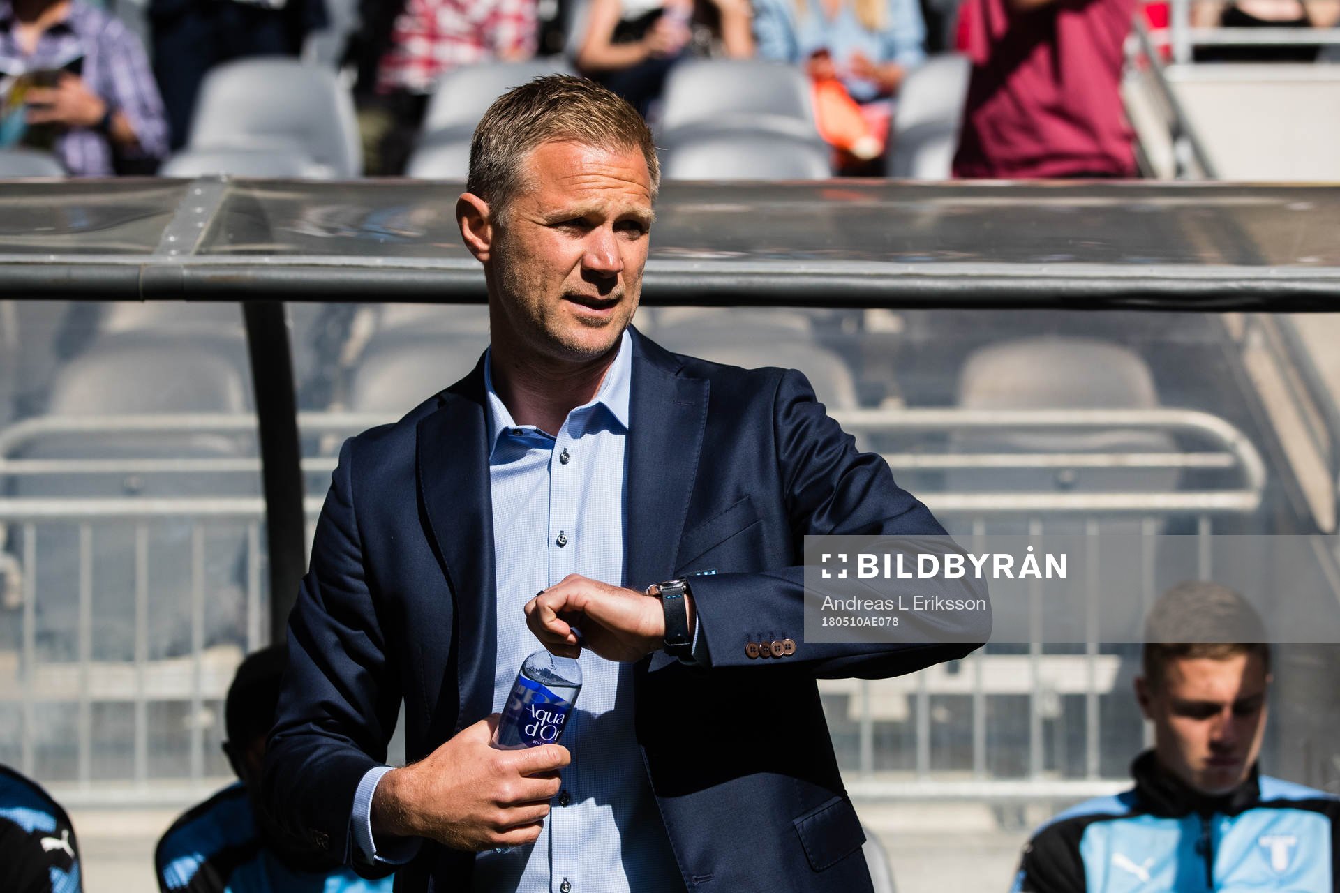 Malmö FFs tränare Magnus Pehrsson innan finalen i Svenska