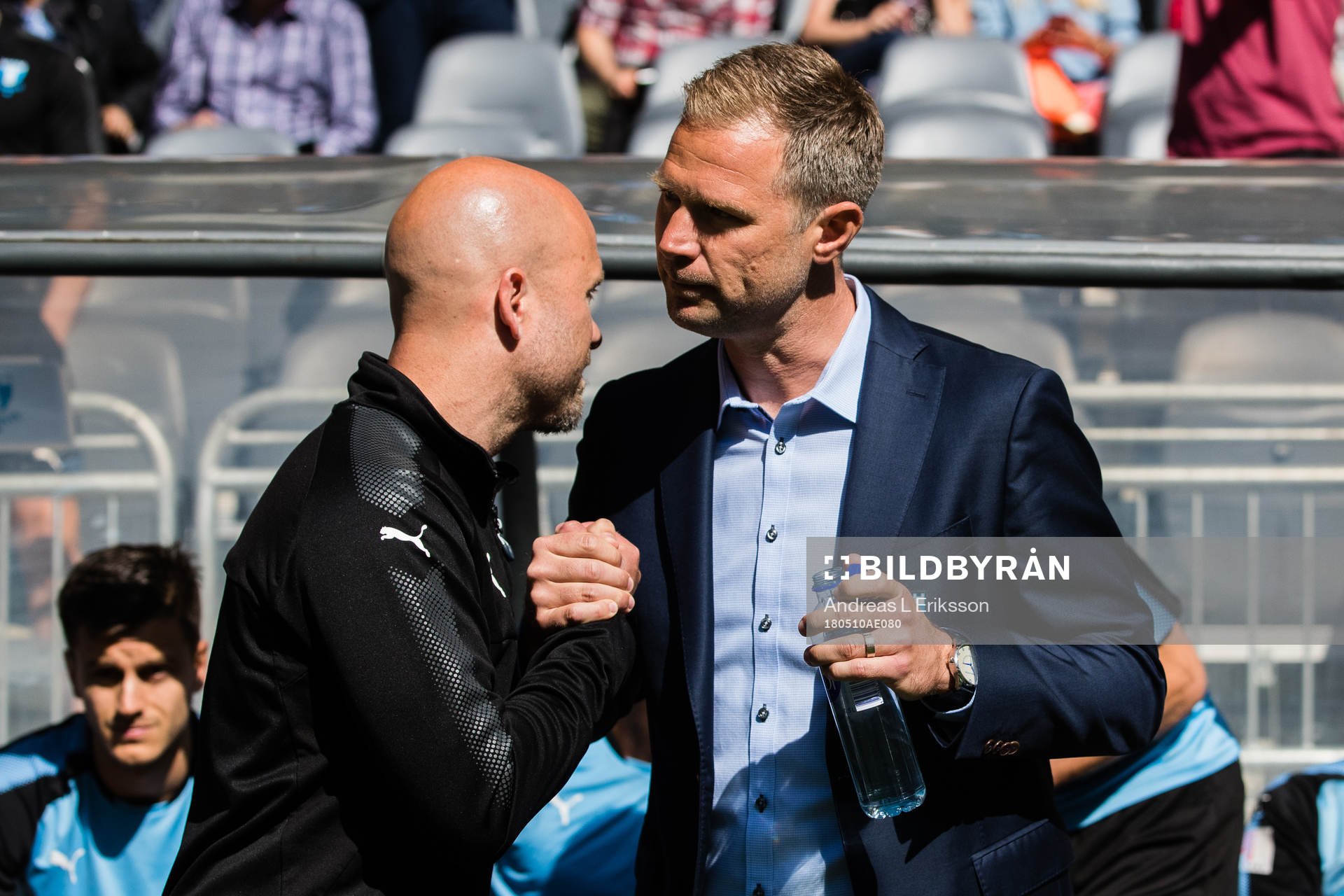 Malmö FFs assisterande tränare Olof Persson och tränare
