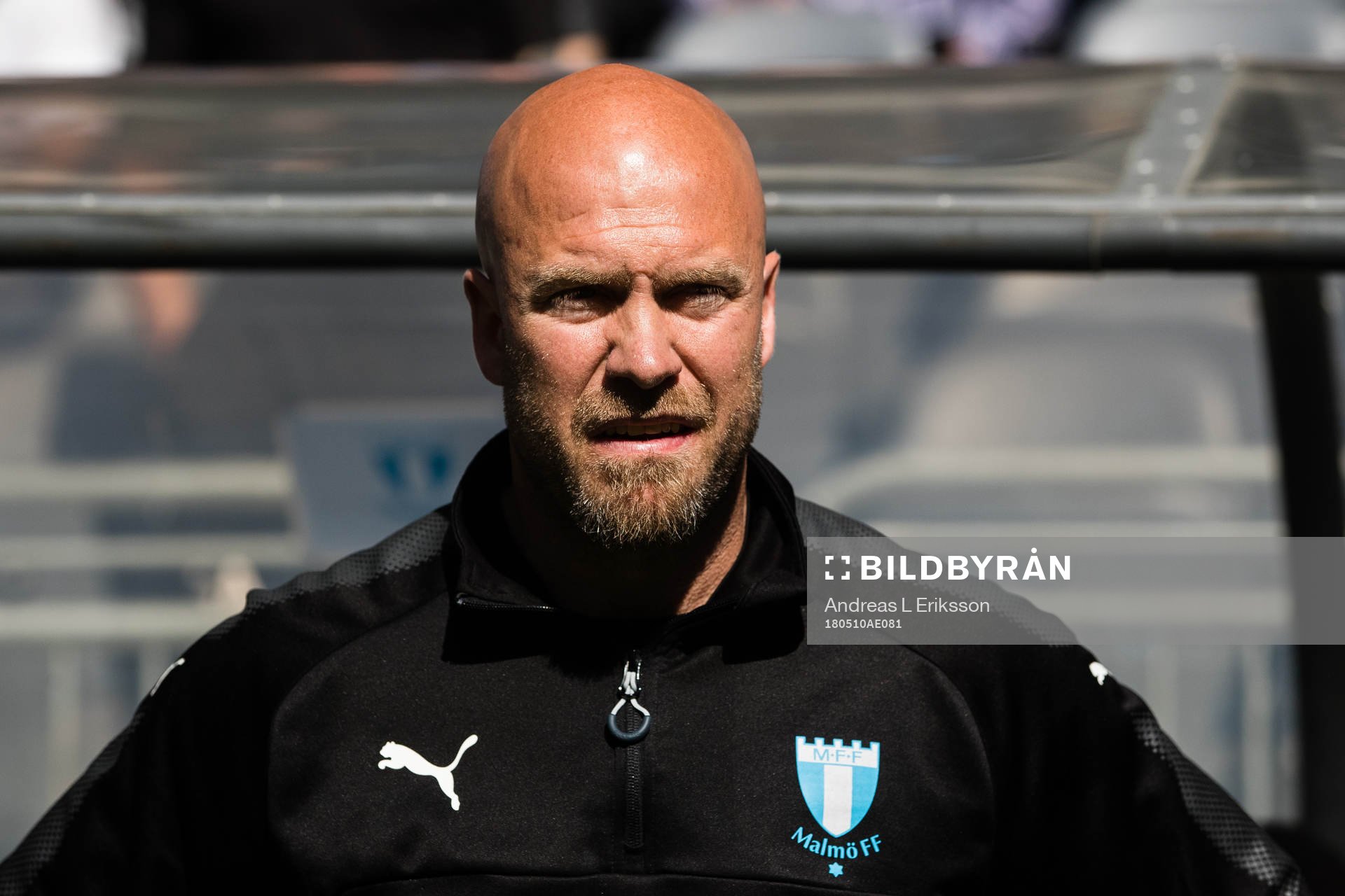 Malmö FFs assisterande tränare Olof Persson innan finalen