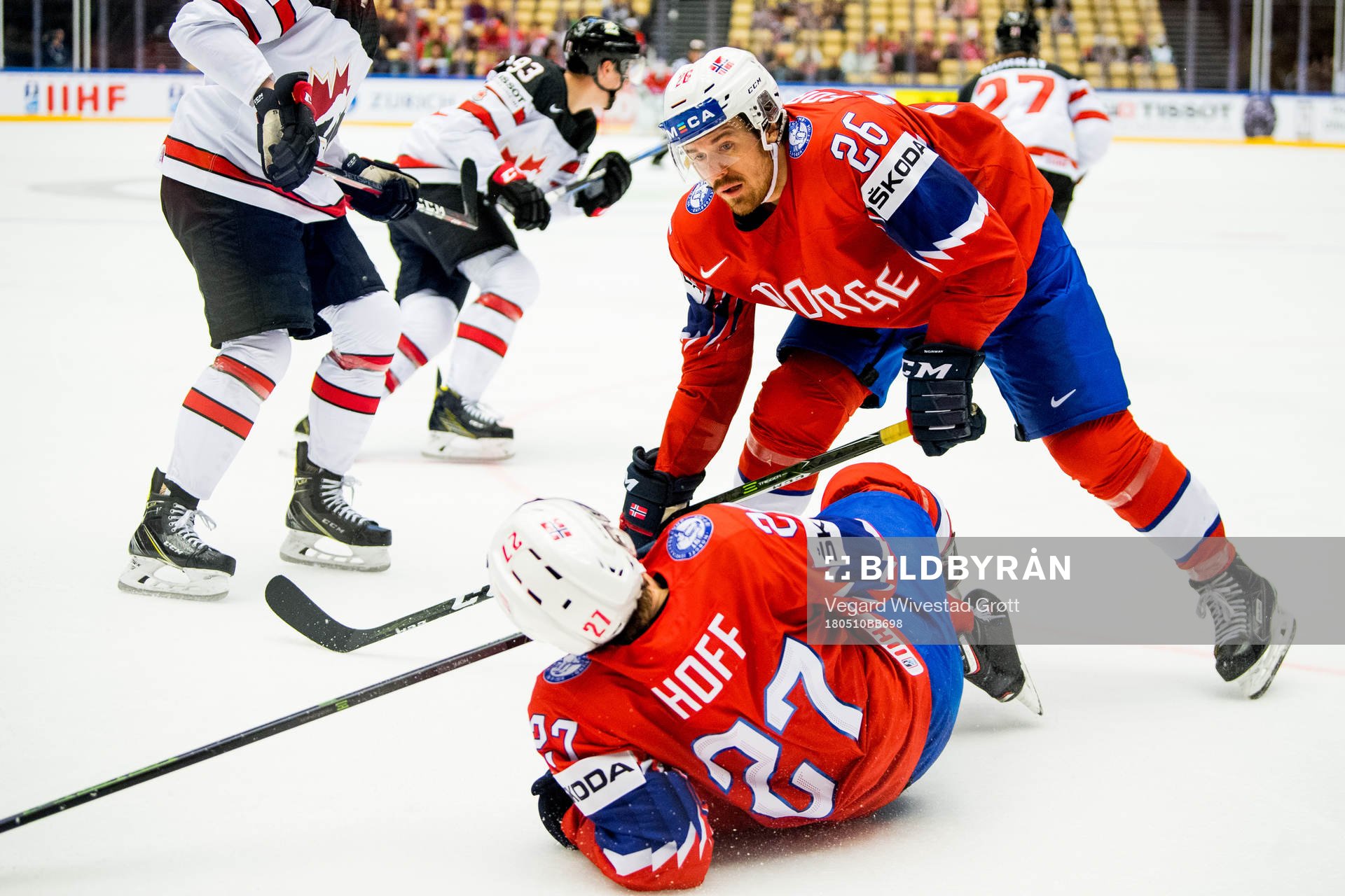 Ludvig Hoff and Kristian Forsberg of Norway