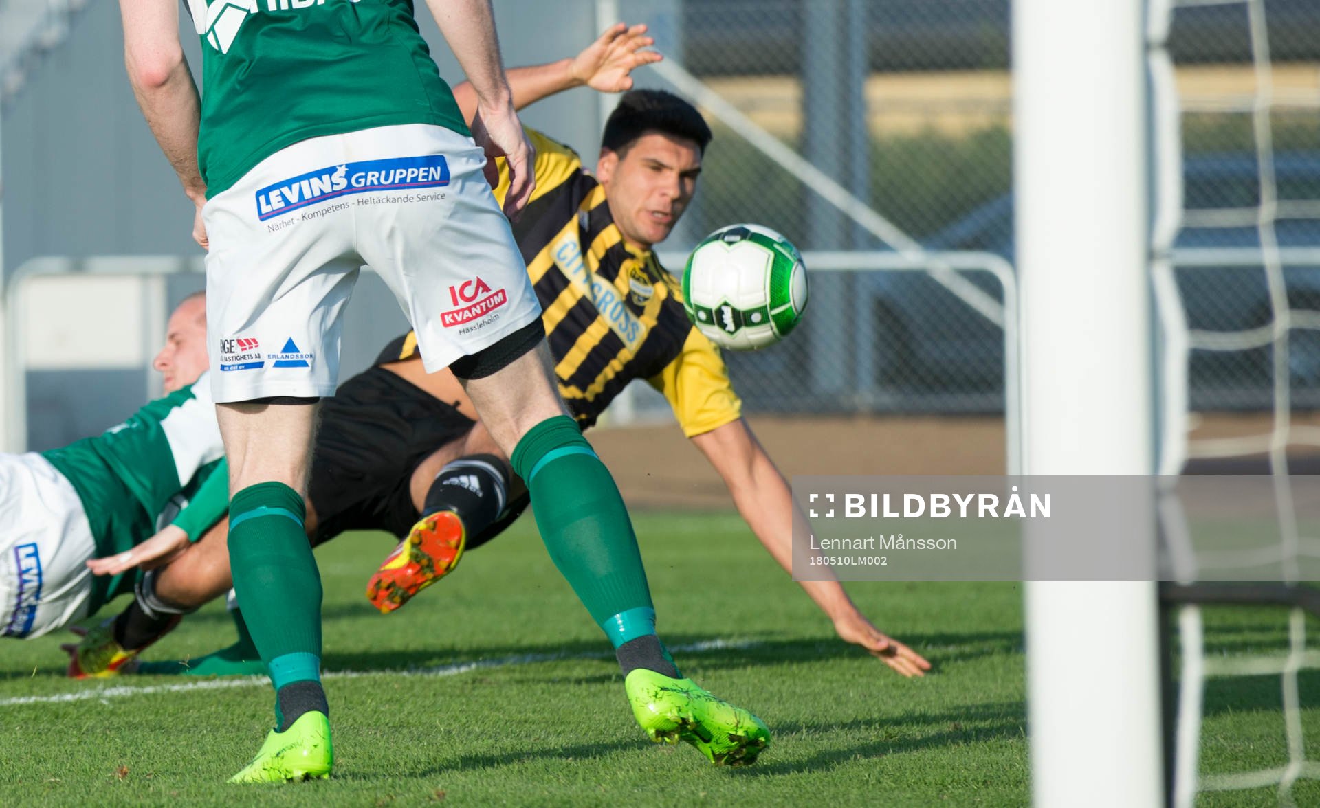 IFK Hässleholms Tommy Filipovic i matchen i division 2