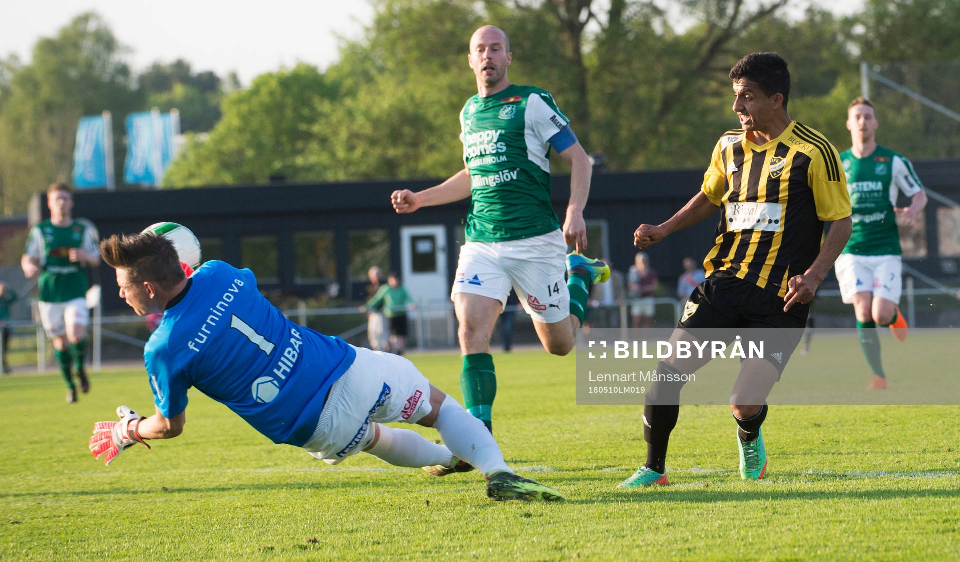 i matchen i division 2 mellan Hässleholms IF och IFK