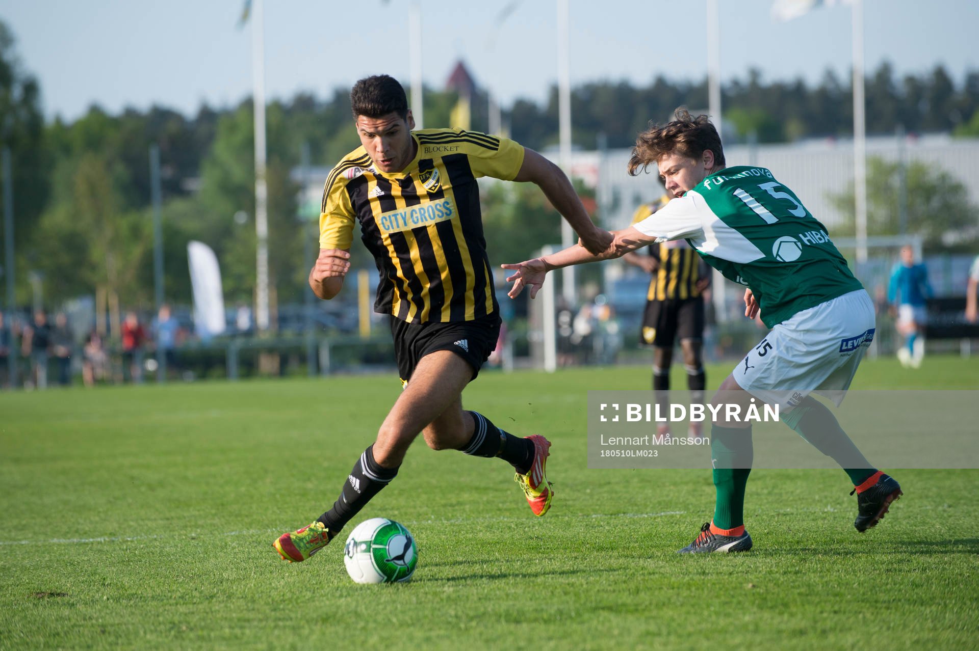 IFK Hässleholms Tommy Filipovic i matchen i division 2