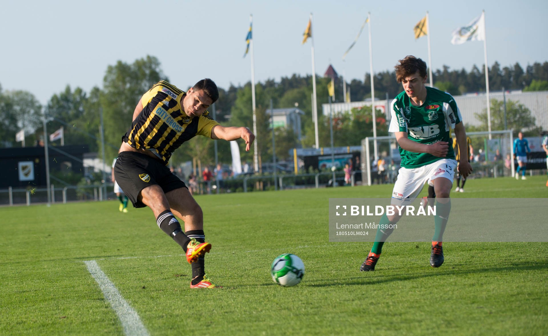IFK Hässleholms Tommy Filipovic i matchen i division 2