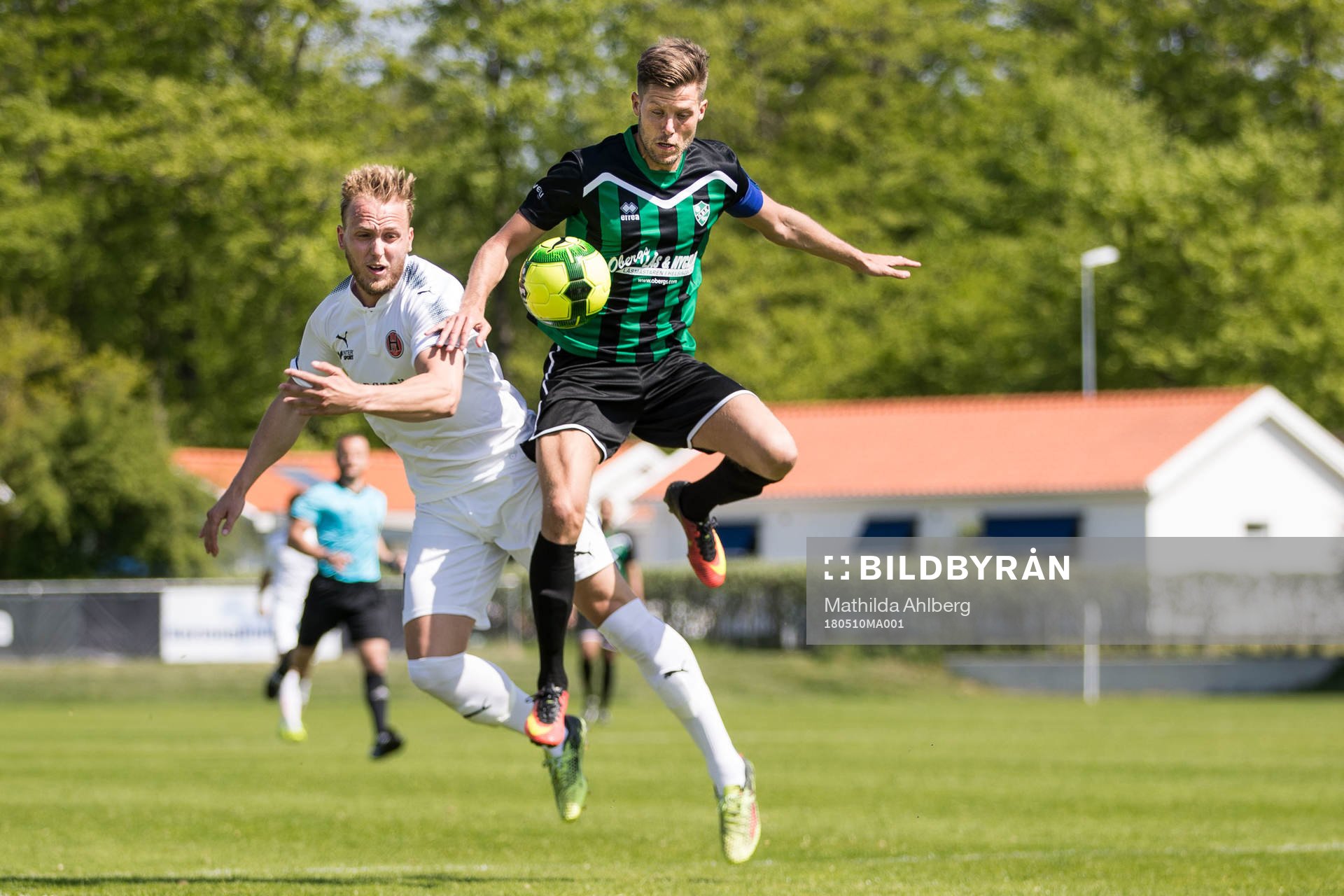 Hittarps Johan Wester och Högaborgs Matthias Holenstein
