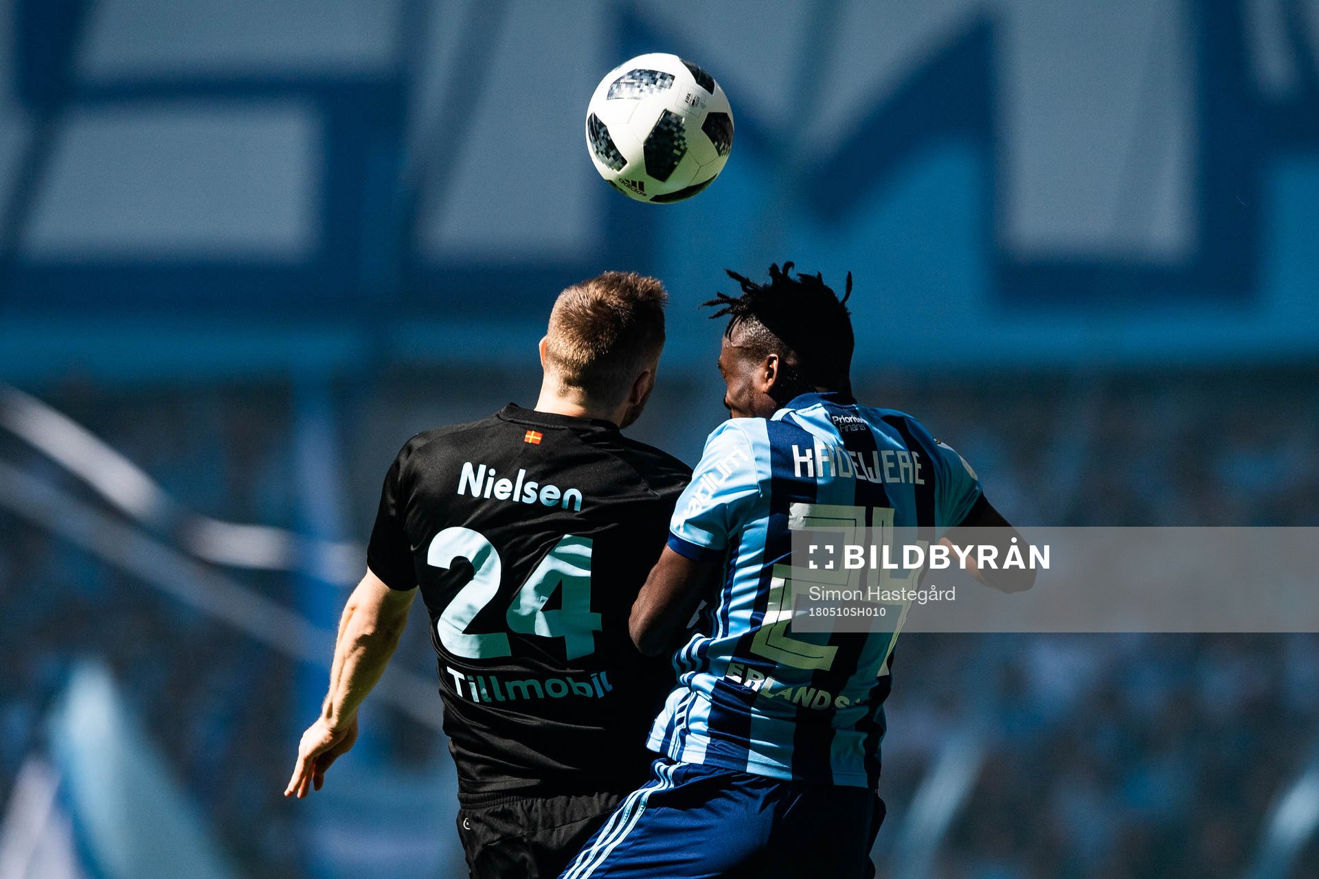 Malmö FFs Lasse Nielsen och Djurgårdens Philana Tinotenda