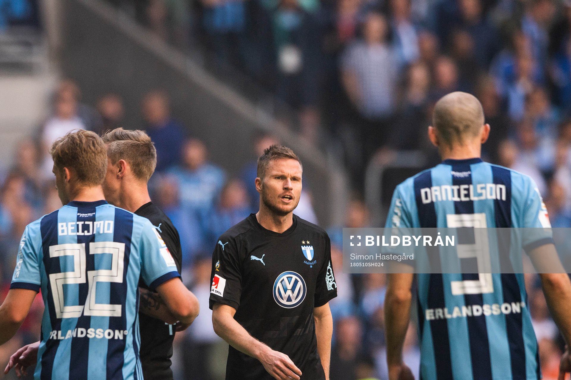 Malmö FFs Lasse Nielsen deppar