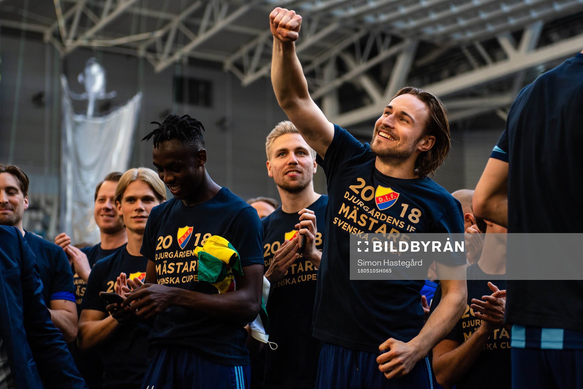 Djurgårdens Kevin Walker jublar