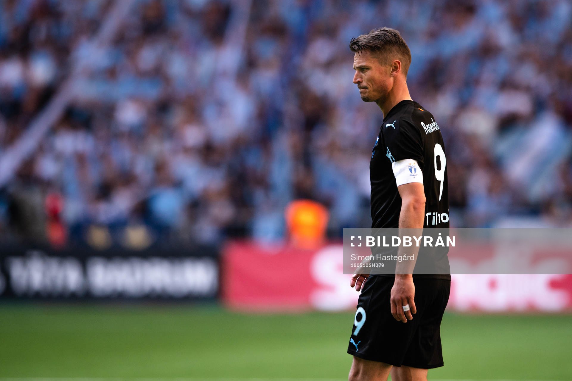 Malmö FFs Markus Rosenberg deppar