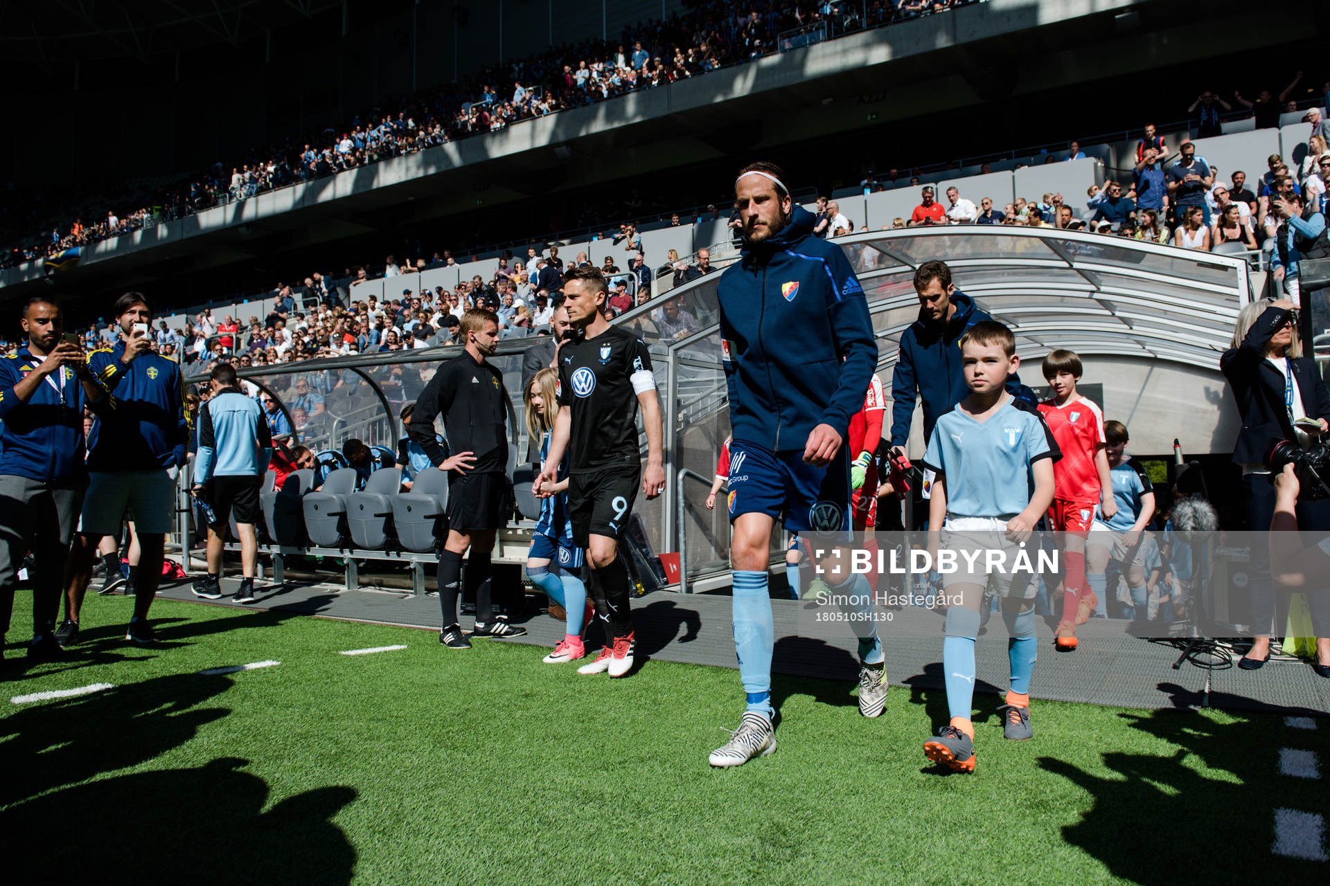 Djurgårdens Jonas Olsson före  finalen i Svenska Cupen i