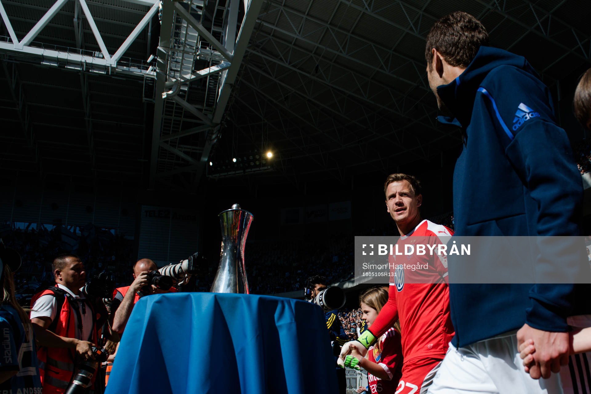 Malmö FFs målvakt Johan Dahlin och Djurgårdens målvakt