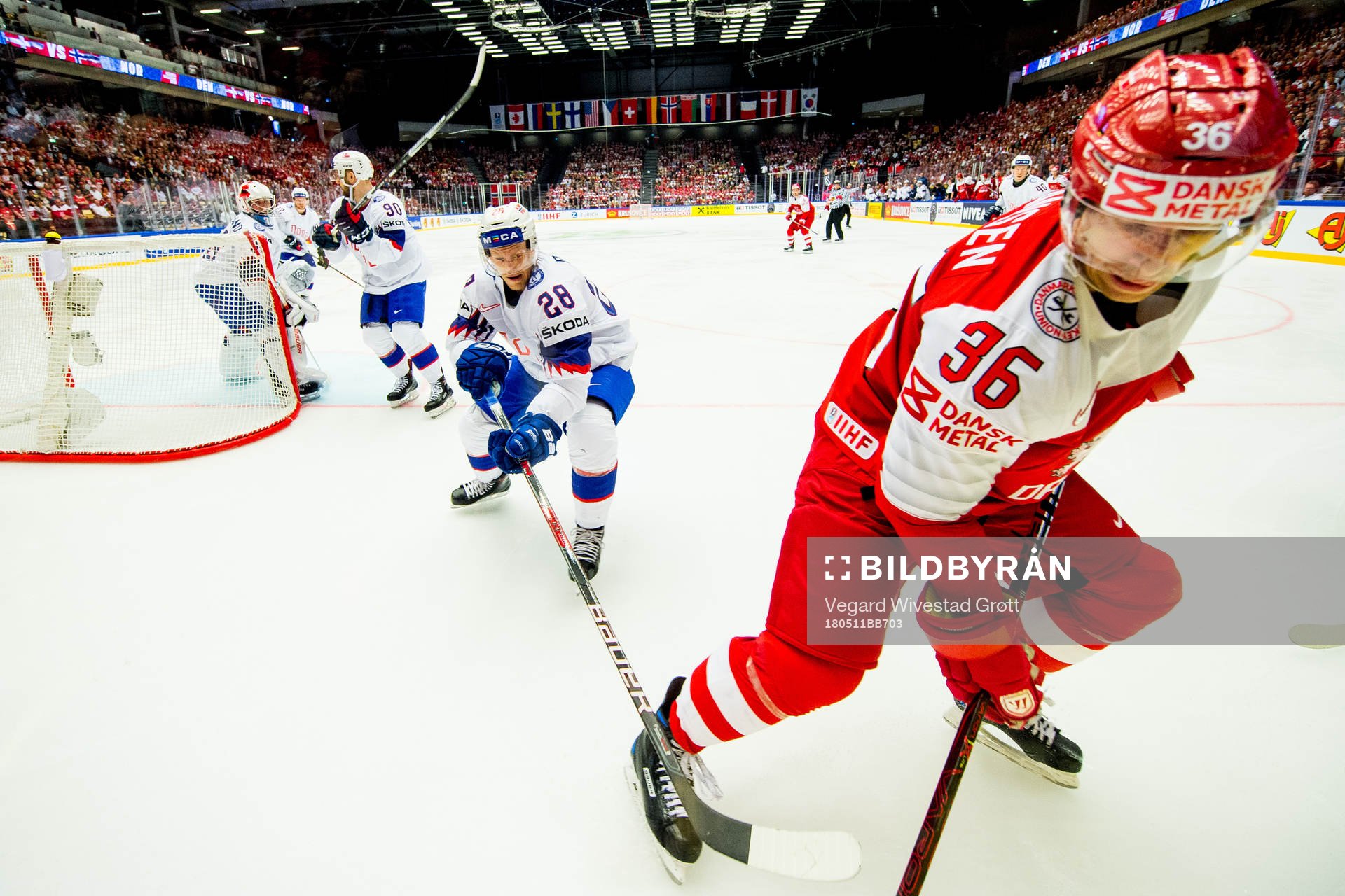 Niklas Roest of Norway and Jannik Hansen of Denmark