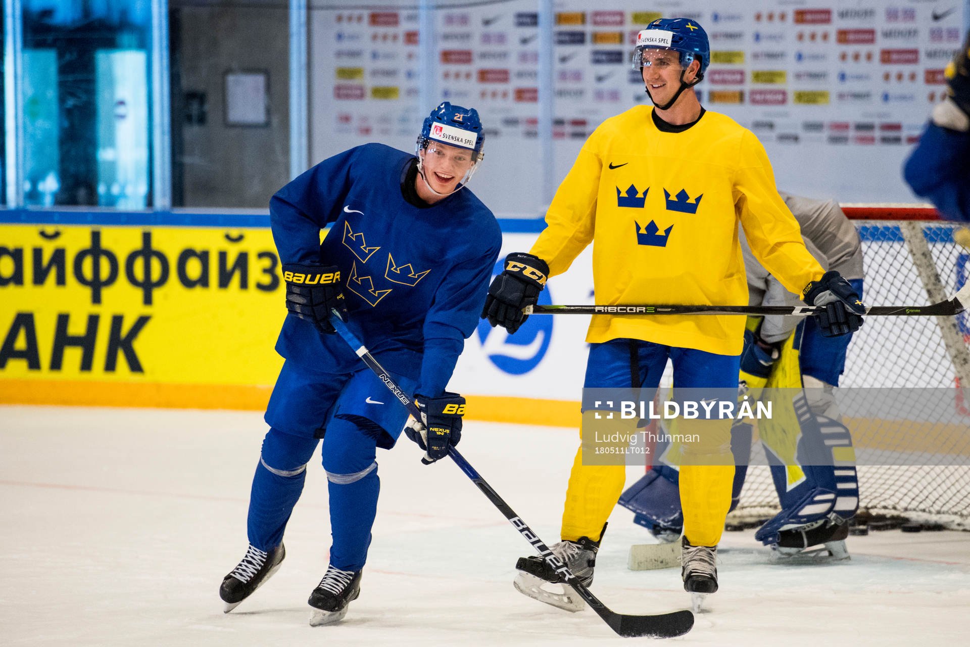 Lawrence Pilut och Mikael Backlund