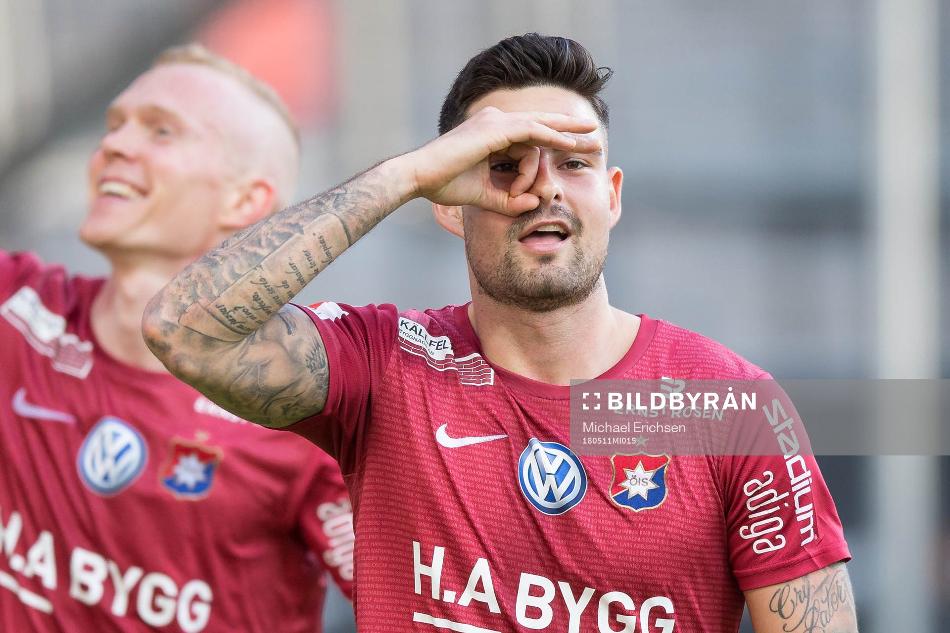 Örgrytes Diego Montiel jublar