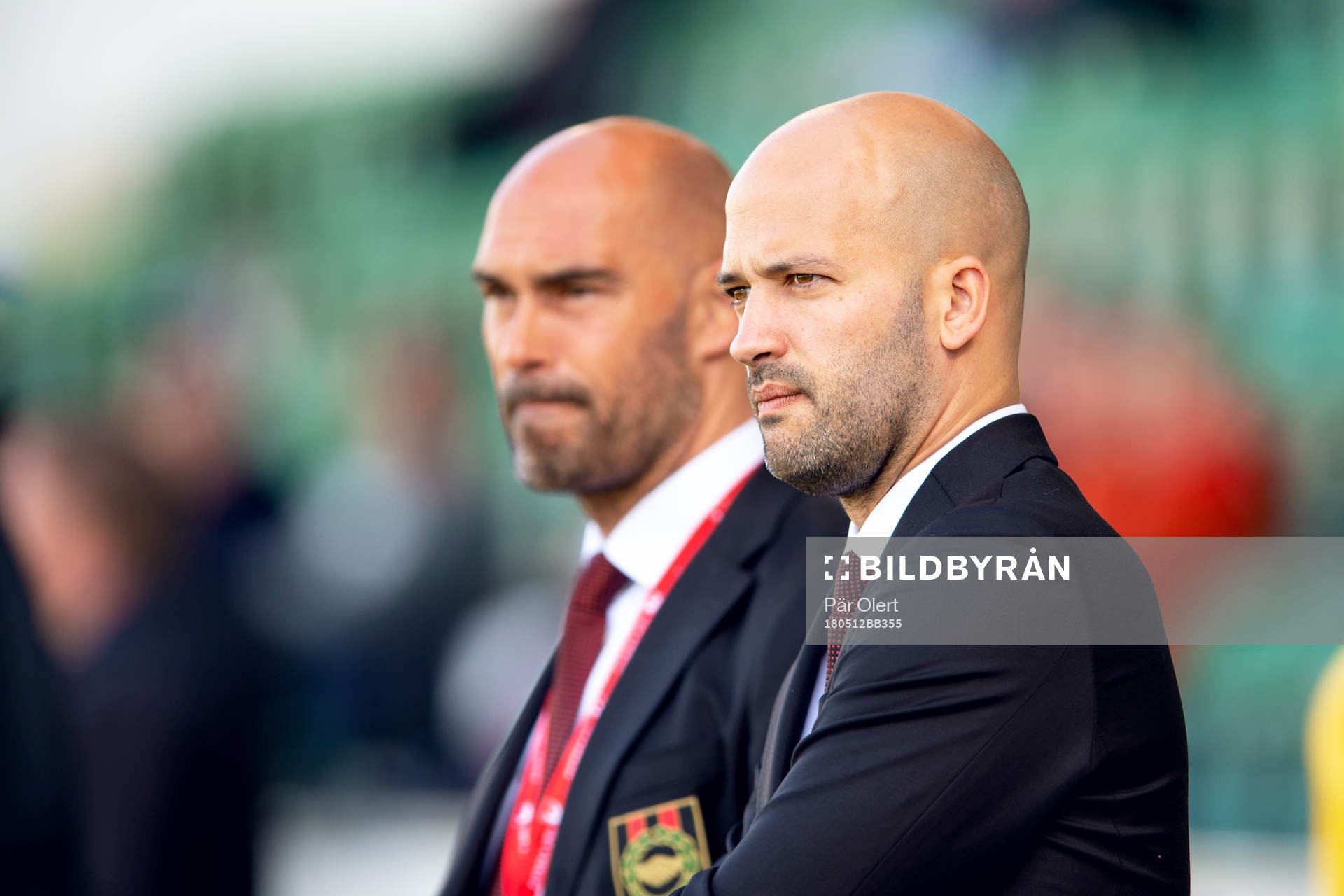 Brommapojkarnas sportchef Daniel Majstorovic och tränare