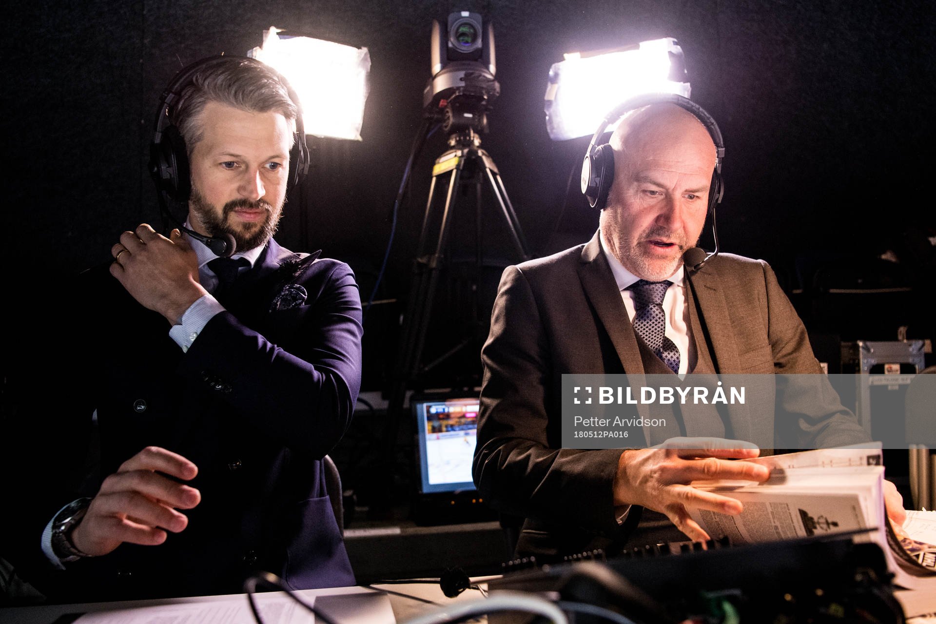 Viasats expertkommentator Rickard Wallin och kommentator