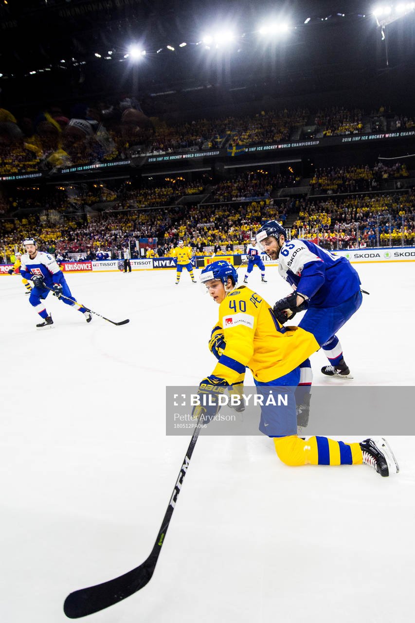 Sveriges Elias Pettersson och Slovakiens Tomas Marcinko