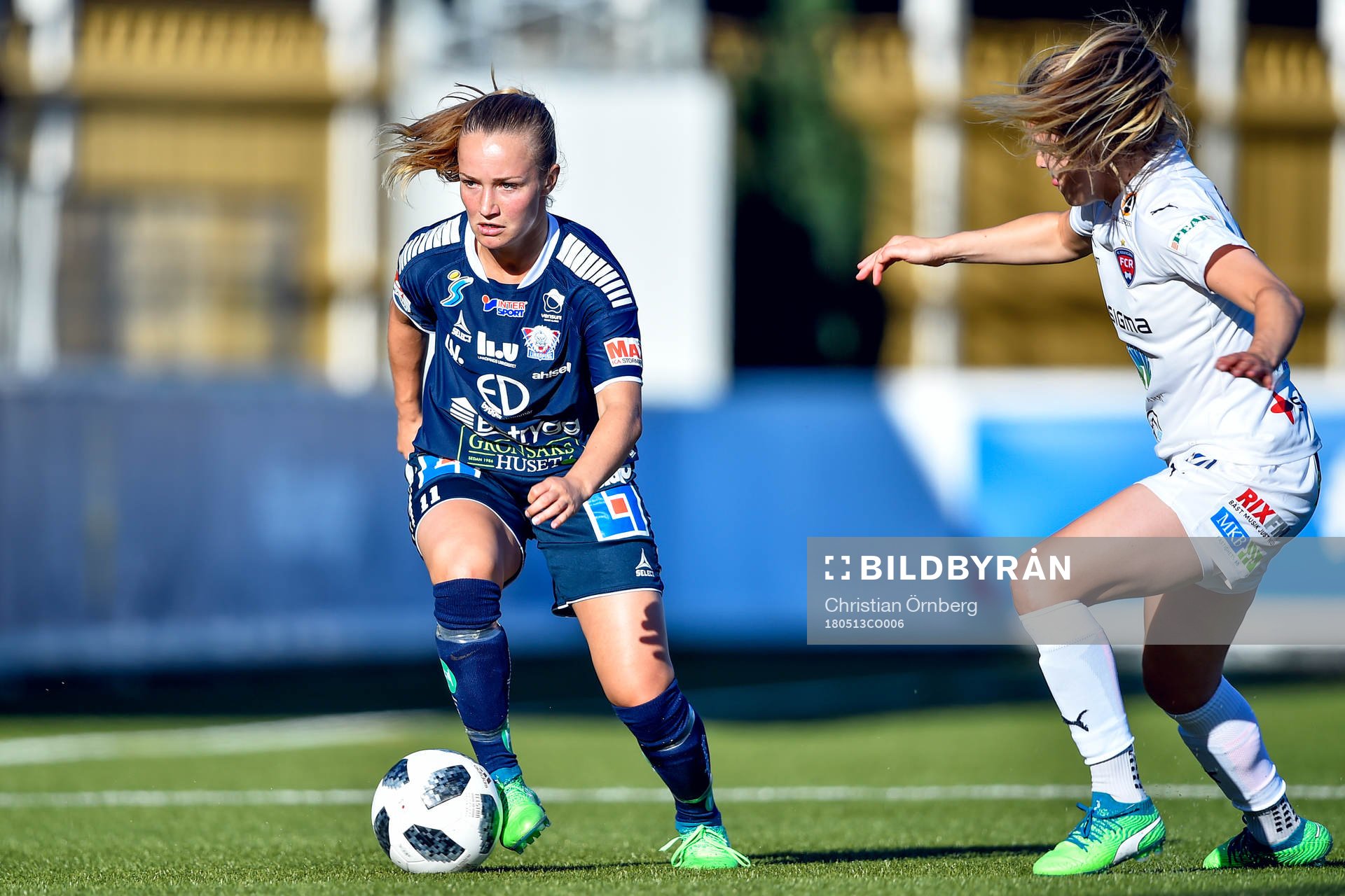 Linköpings Tove Almqvist och Rosengårds Fiona Brown