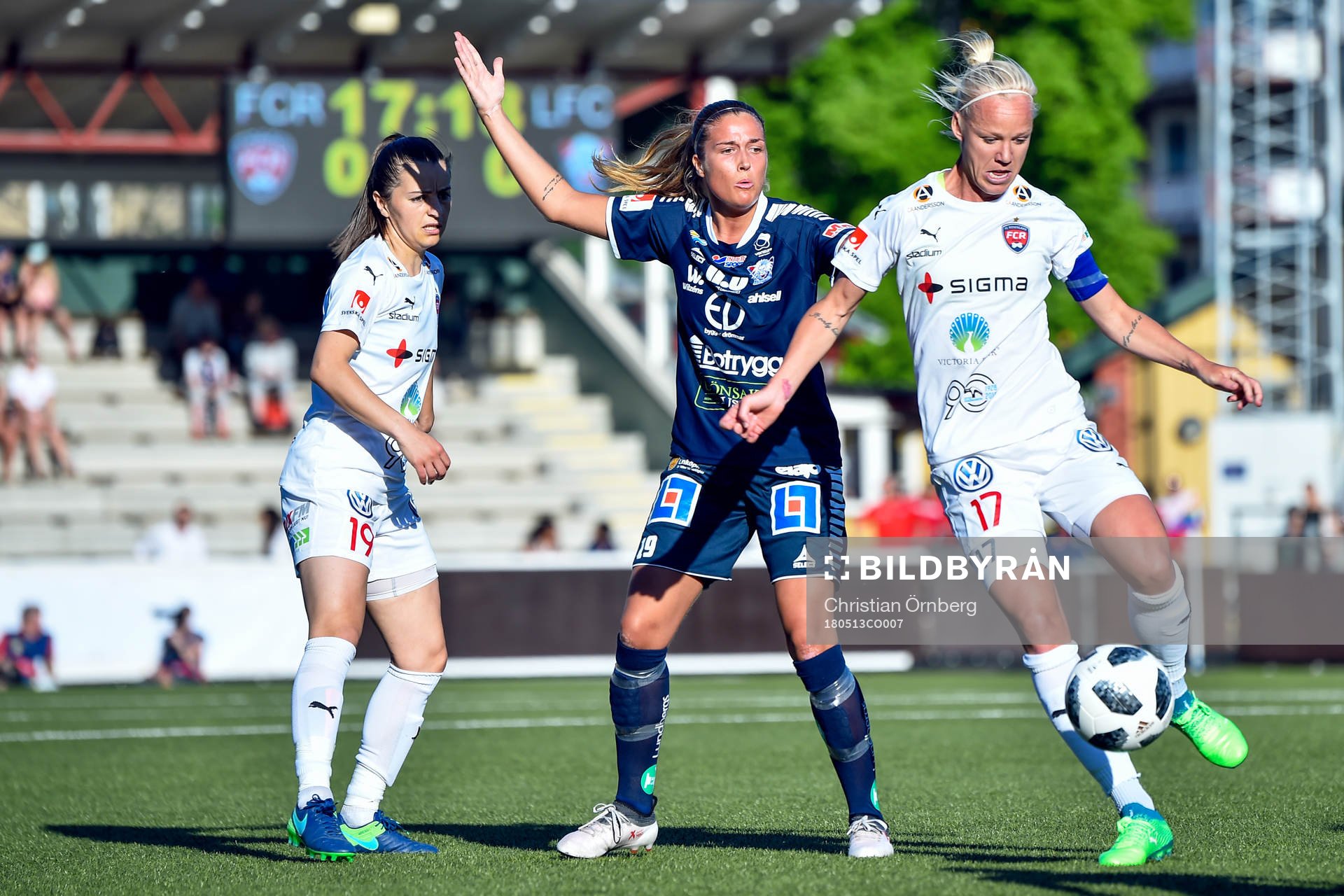 Linköpings Filippa Angeldal  och Rosengårds Iva Landeka