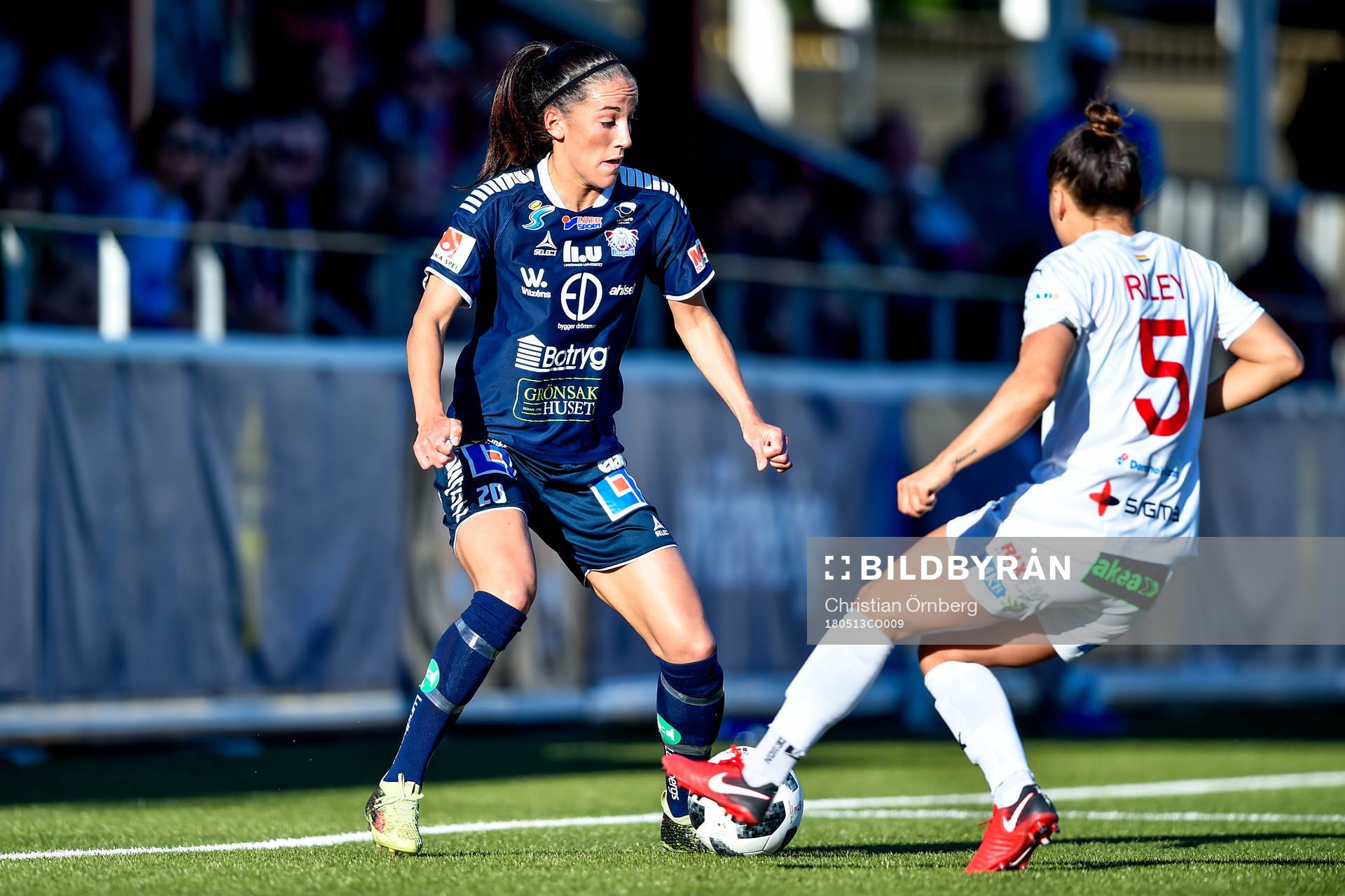 Linköpings Anna Oskarsson och Rosengårds Alexandra Lowe