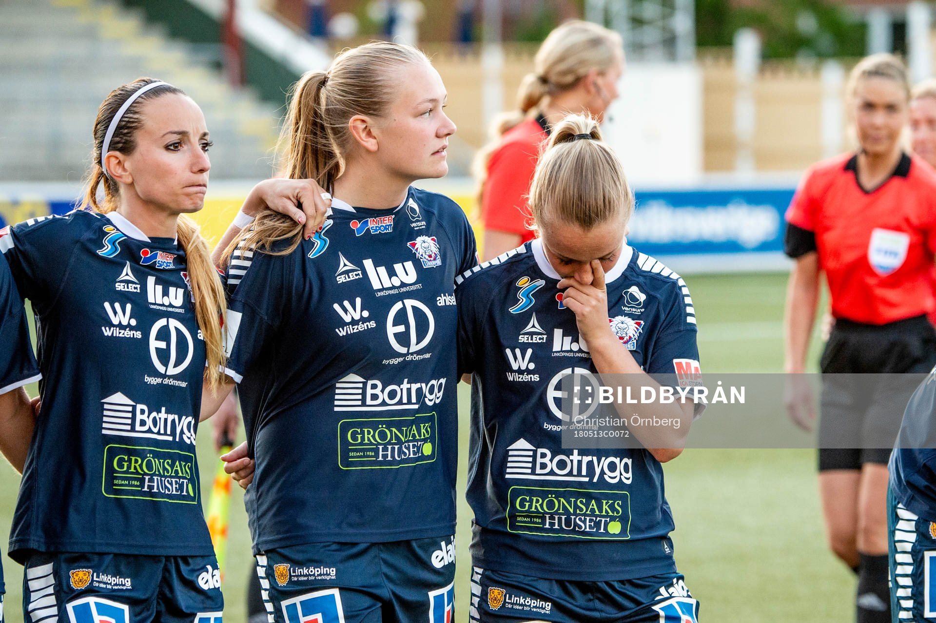 Linköpings Kosovare Asllani, Frida Leonardsen Maanum och