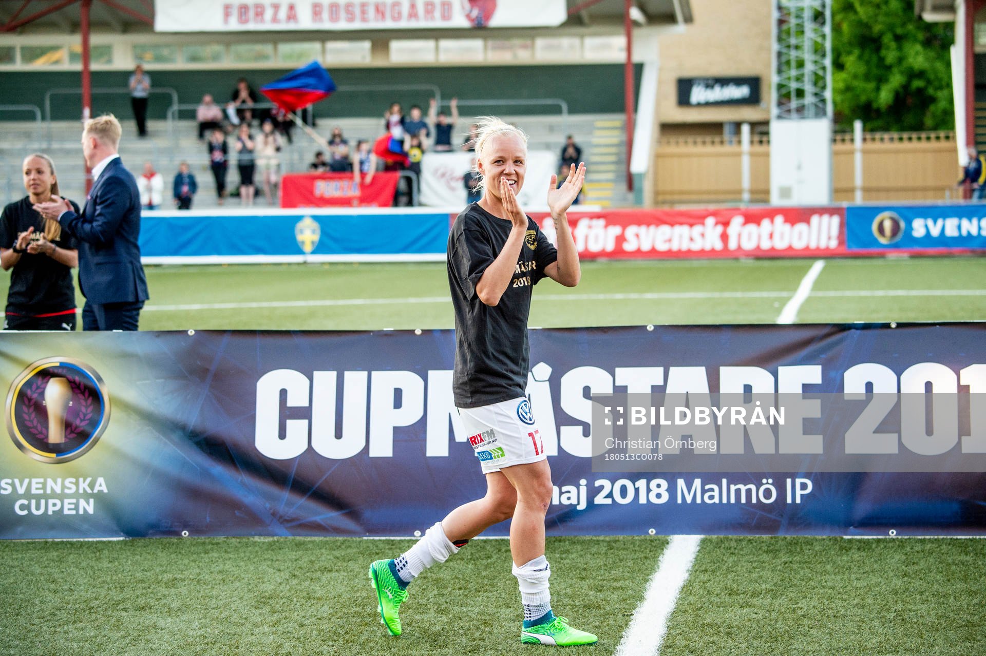 Rosengårds Caroline Seger jublar