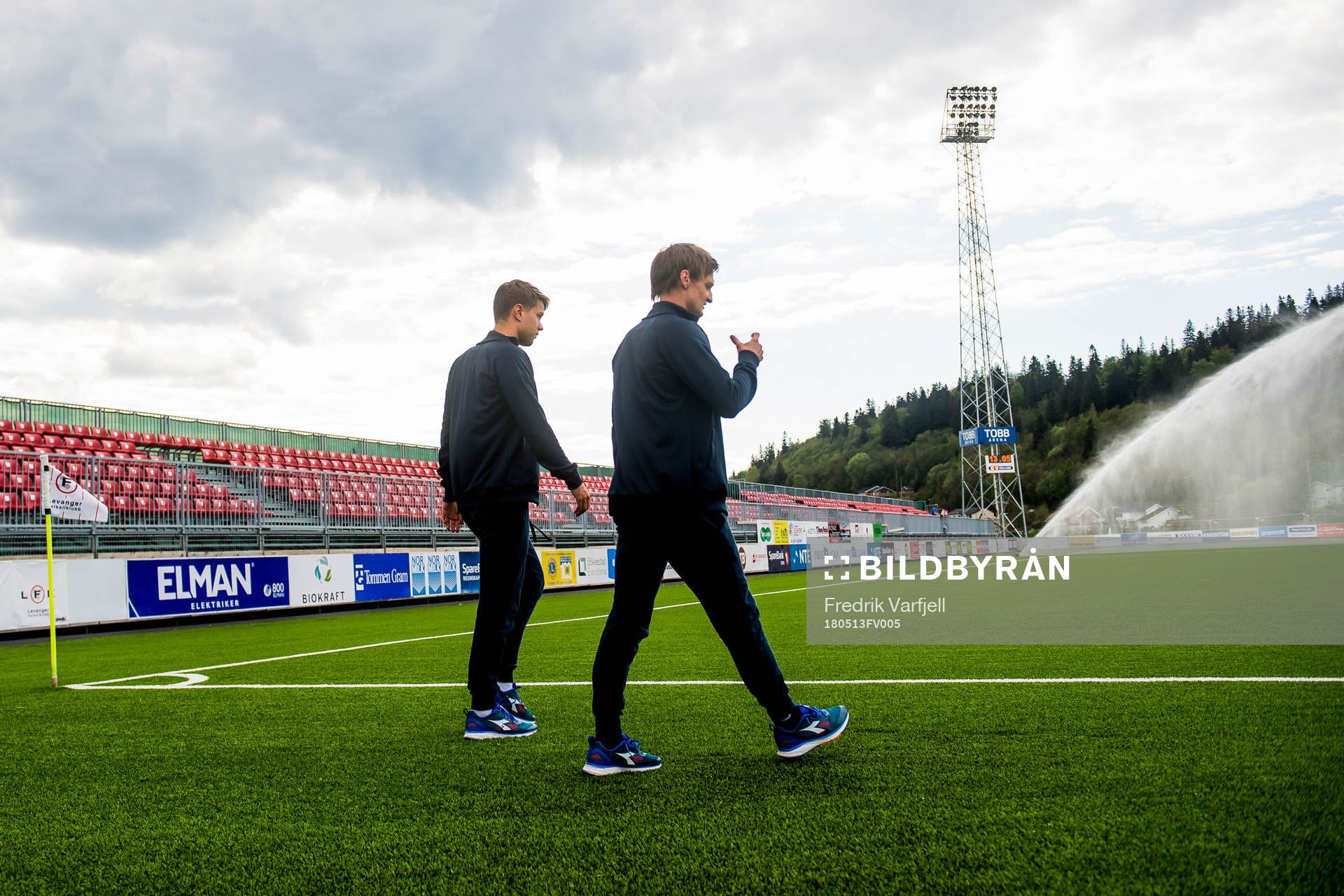 Tord Johnsen Salte and André Danielsen of Viking